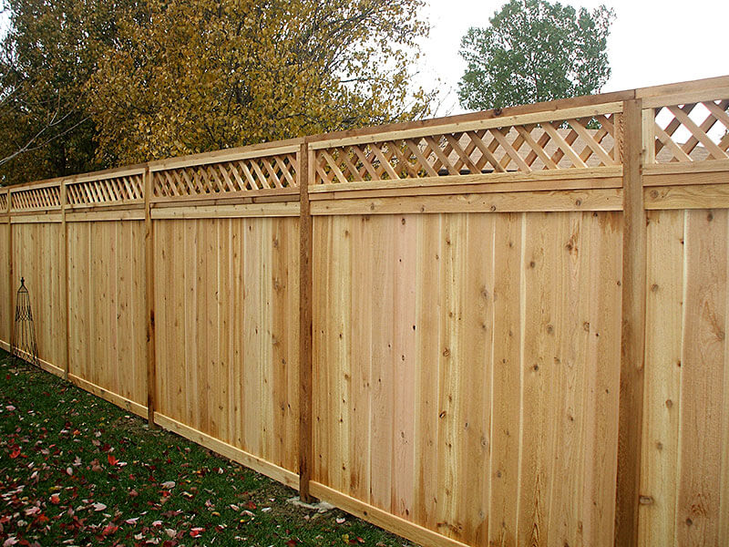 13+ Cap And Trim Wood Fence