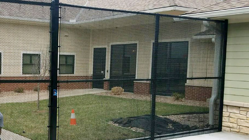 Small Mesh Dog Fence