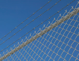 Barb Wire Security Fence
