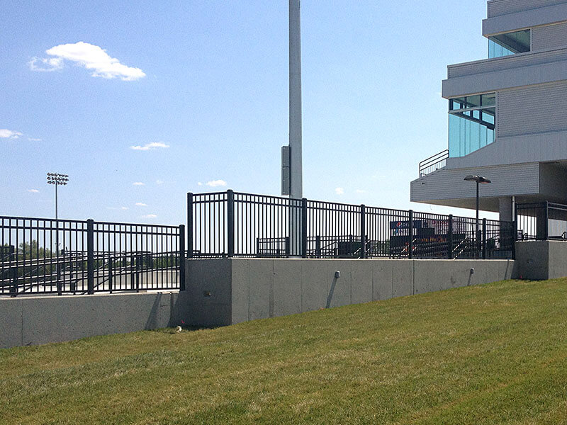 Fence Around Stadium