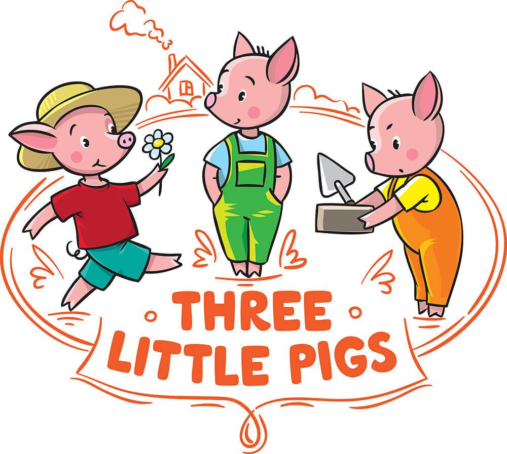 The Three Little Pigs Graphic