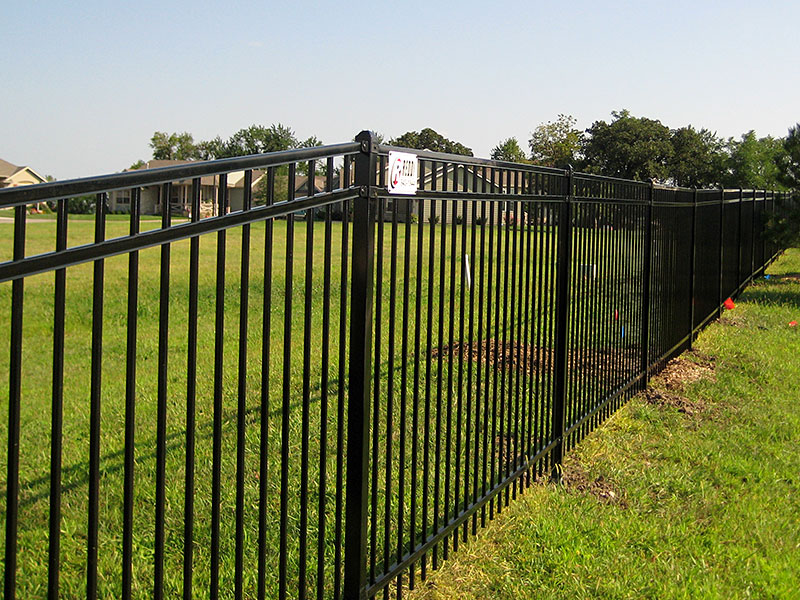 Wrought Iron Fences In Wichita, Wrought Iron Garden Fence Post Repairing Kit